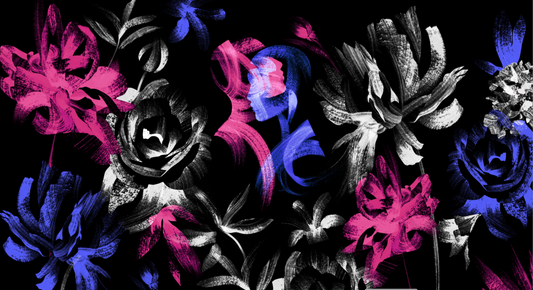 Echantillon Romance ombrée R&B Noir