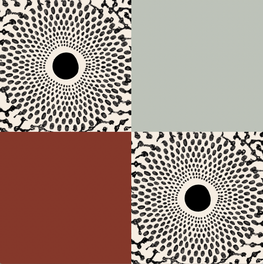Echantillon Mosaïque Brun