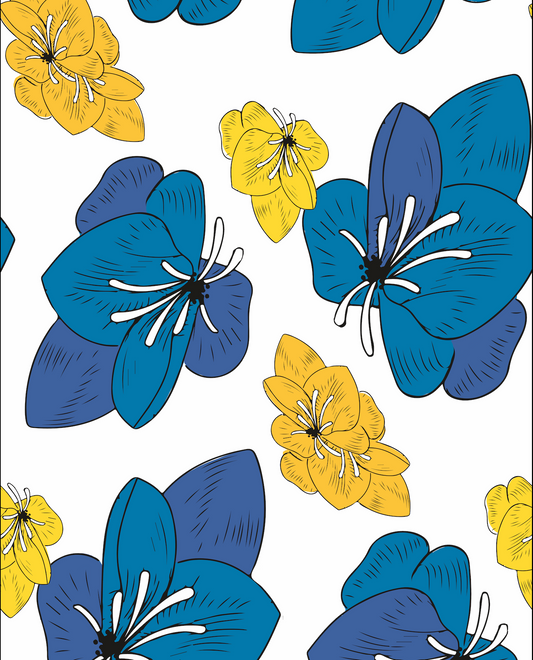 Echantillon Jardin bleu