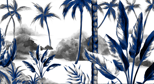 Echantillon Bleu Lagon Tropicale