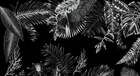 Simulation La danse des Feuilles N&B